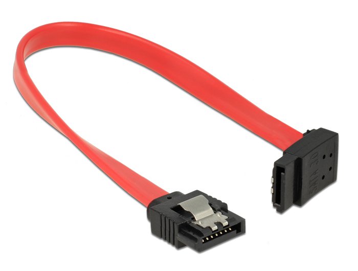 Delock Cable Sata 6 Gb/S Gerade > Sata Oben 20 Cm Rojo