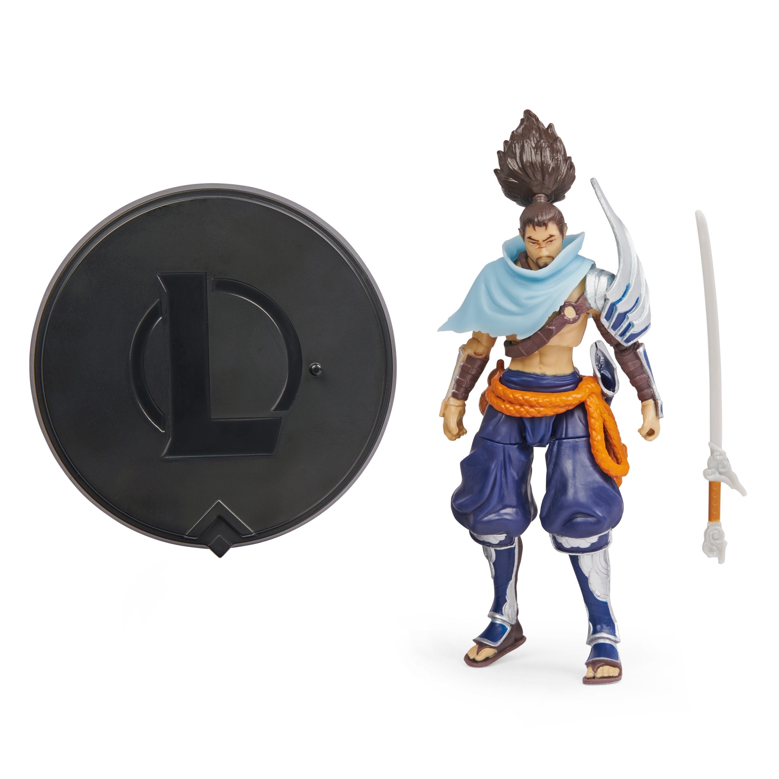 Spin Master League Of Legends - Figura De Acción De Yasuo De 10 Cm Con Espada Y Base De Pantalla, Figura De Juego 6062259