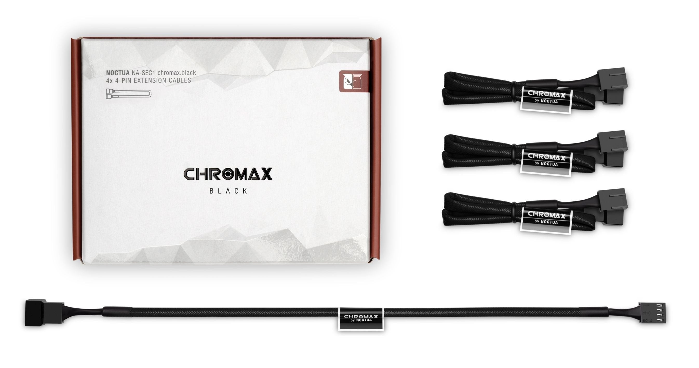 EAN 4716123315179 - Noctua NA-SEC1 CHROMAX.BLACK Extensión de cable imagen 1