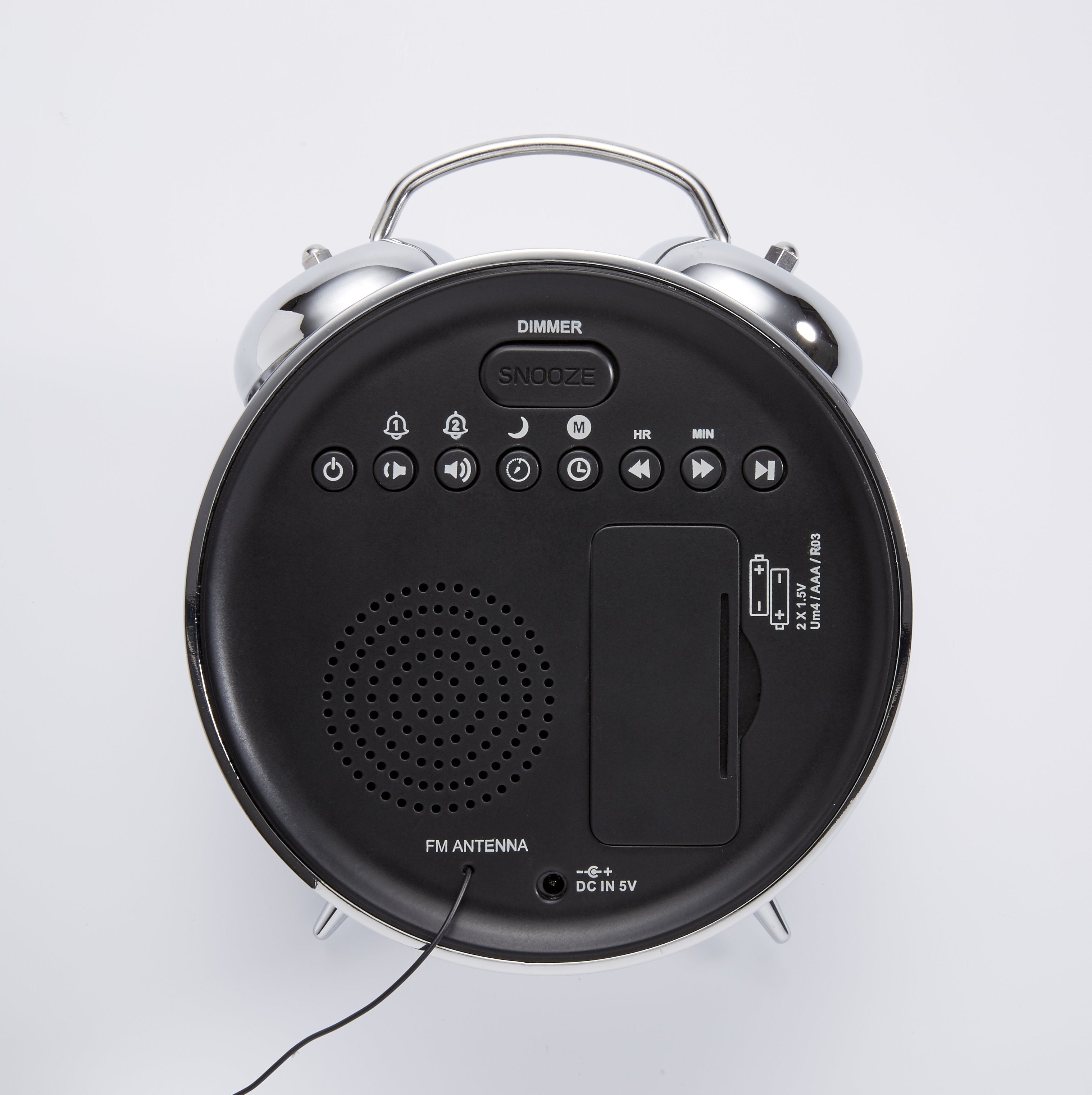 Bigben Epok Despertador Radiofonico Retro - Radio Fm Con Pantalla Led - Despertador Por Radio O Zumbador - Funciones De