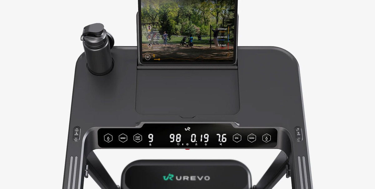 Cinta De Correr Con Mesa De Trabajo Y Ejercicio Incorporada Urevo Foldi 3s
