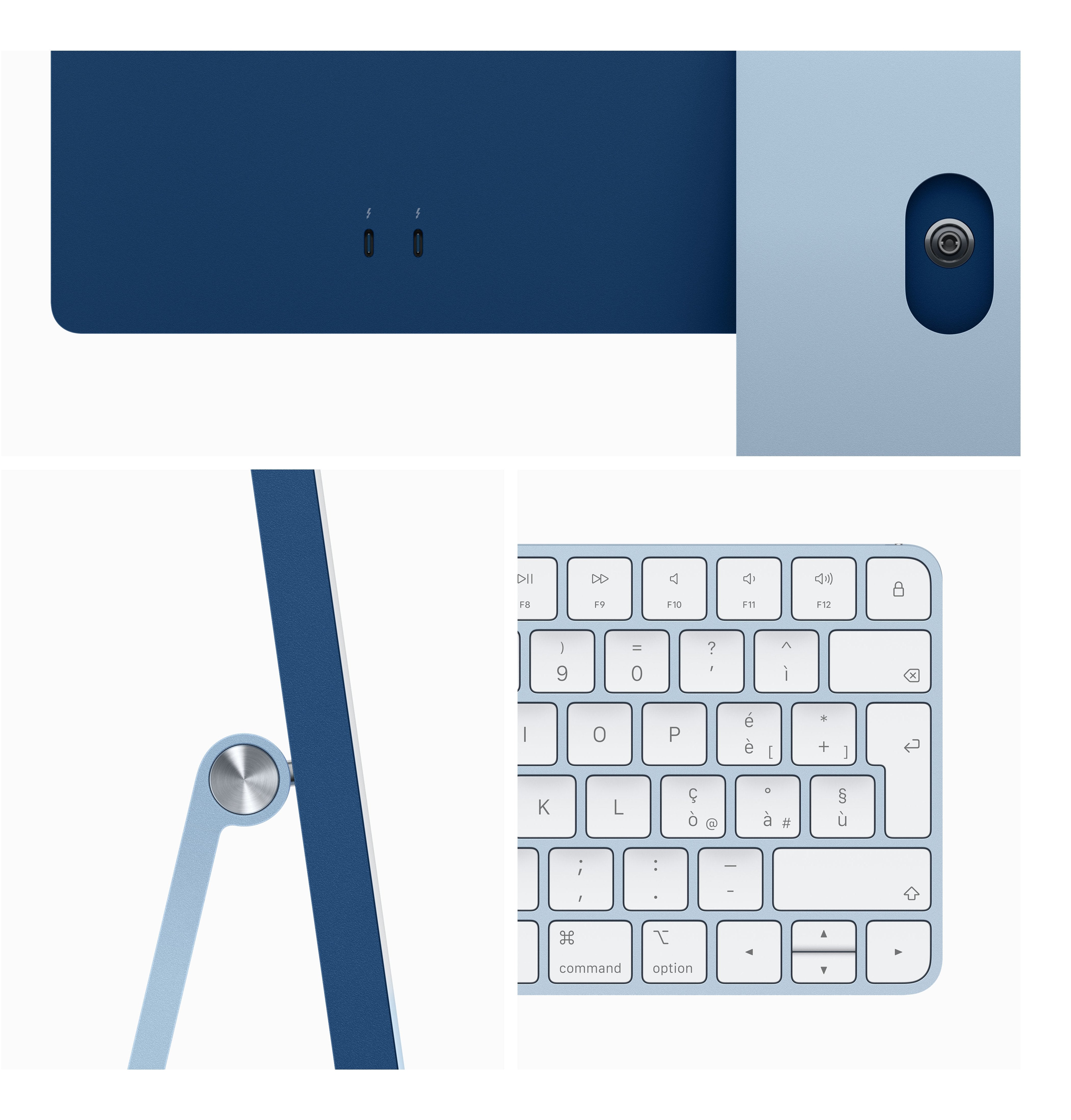 Apple Imac 24' Retina 4,5k M3 8-Core Cpu 8gb 256gb Ssd 8-Core Gpu Azul