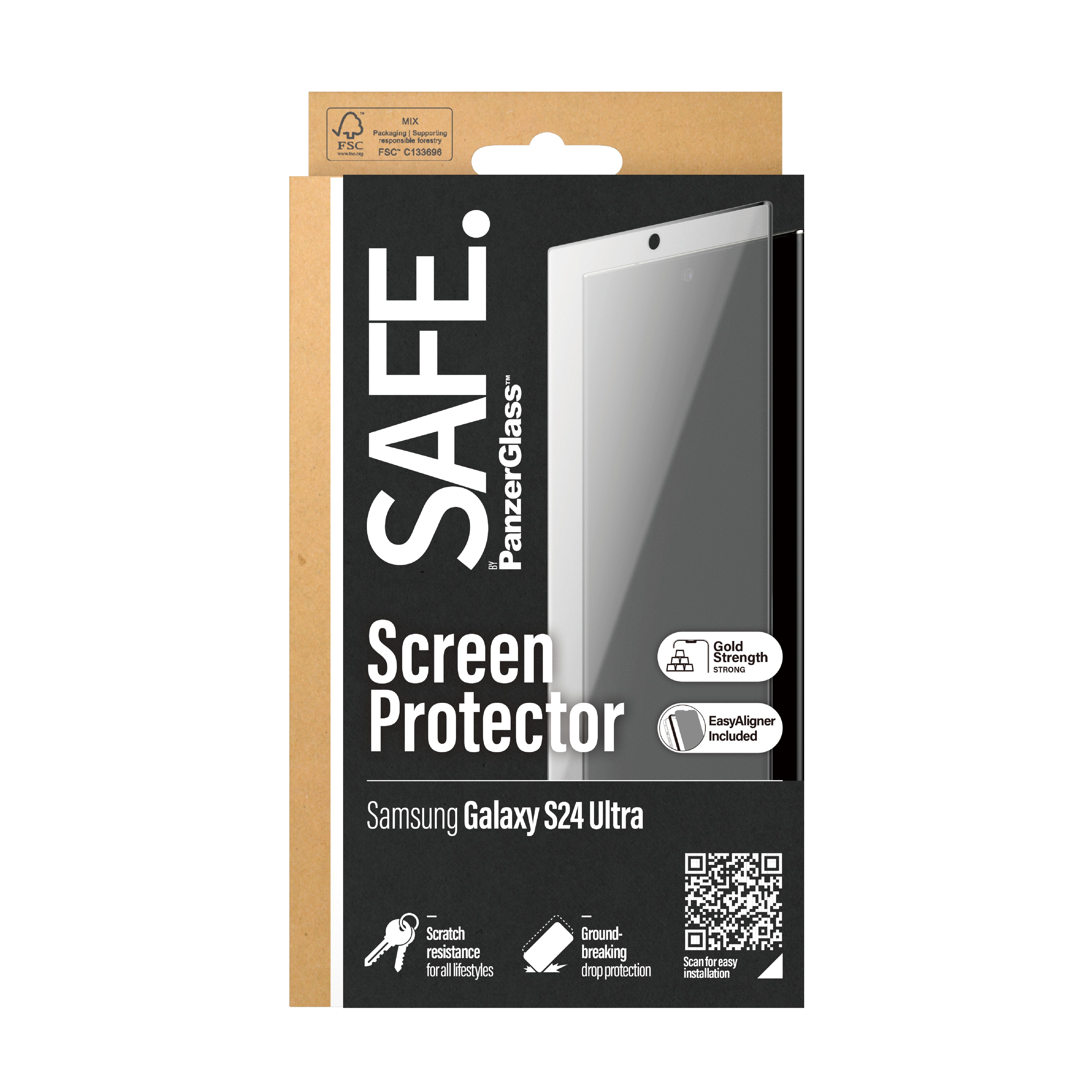 Panzerglass Safe. Sp Galaxy S24 Ultra Uwf M. Applikator