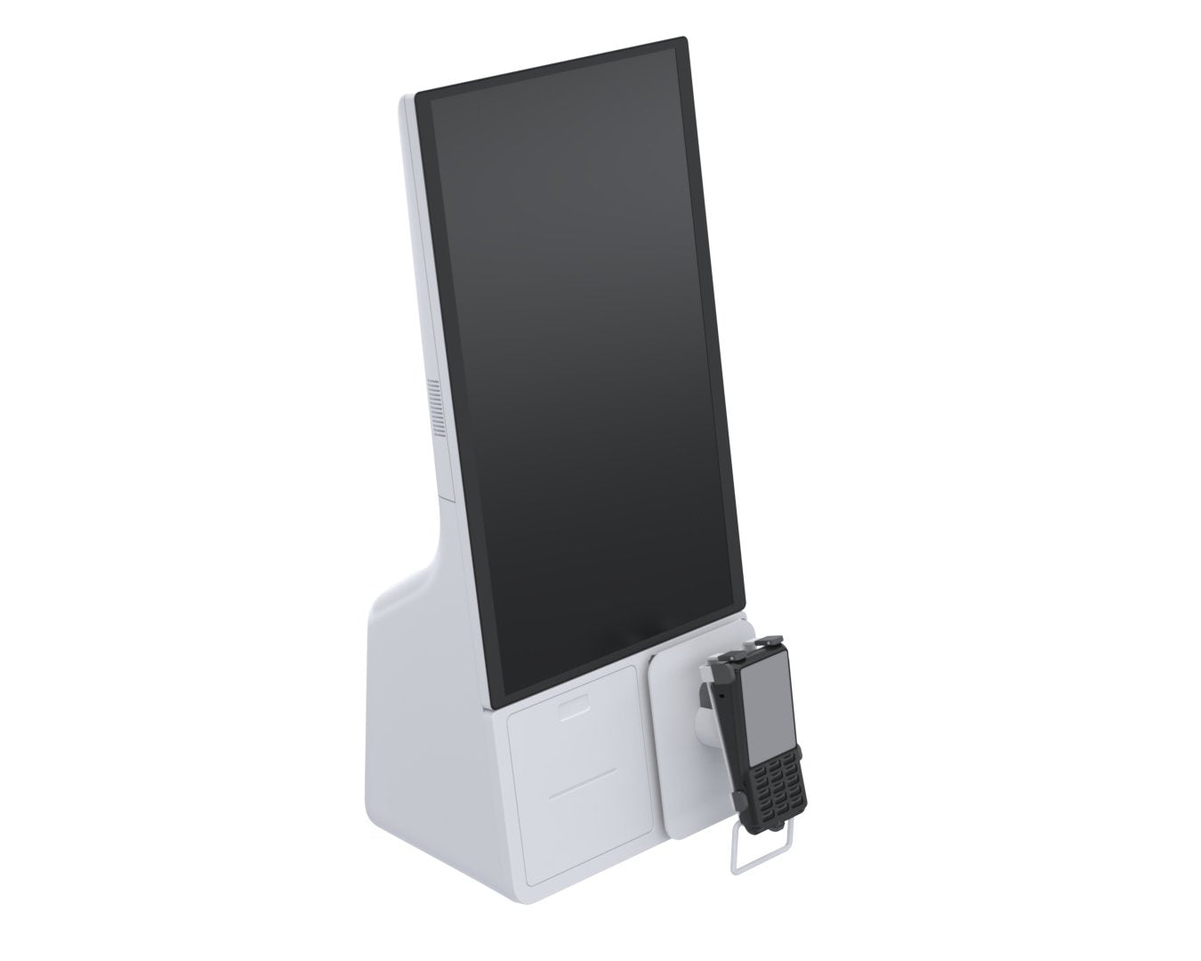 Spacepole® Duratiltt - Extension For Multigript- - Samsung Km24a - White - Front Plate Made For Samsung Kiosk, White - Warranty: 60m
