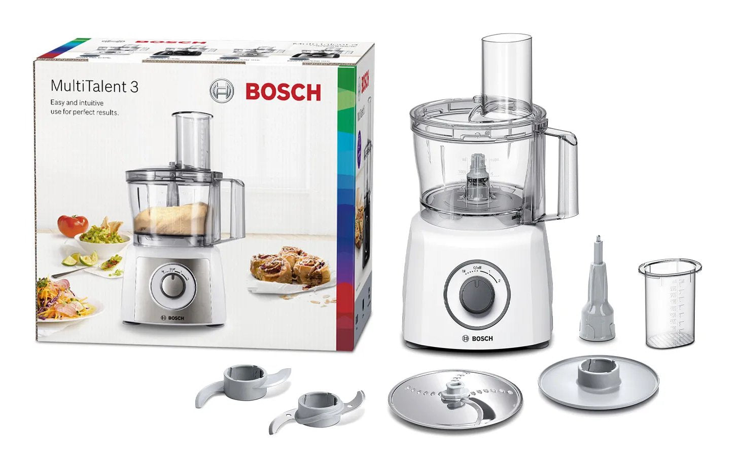 EAN 4242002853314 - Bosch MCM3100W robot de cocina 800 W 2,3 L Blanco imagen 2