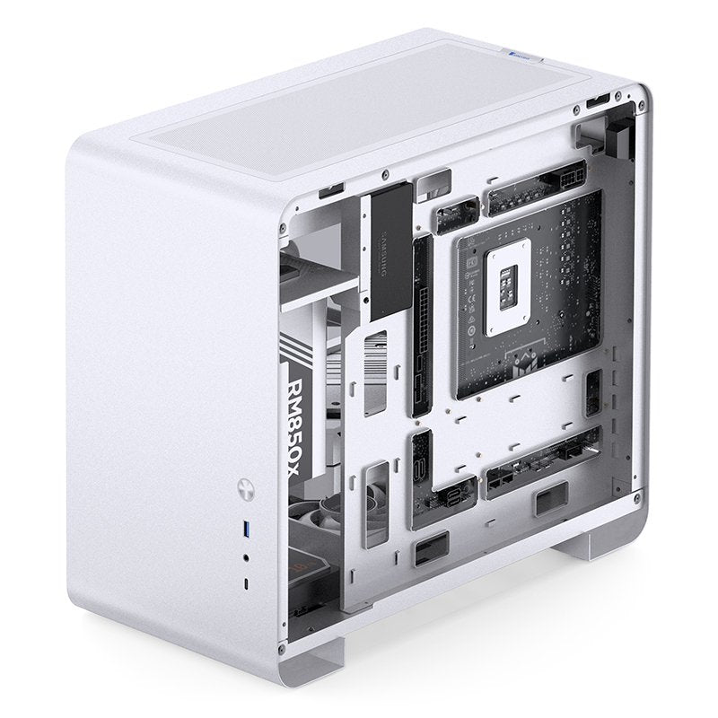 Jonsbo U4 Mini Micro-Atx-Gehäuse, Temperojo Glass - Blanco