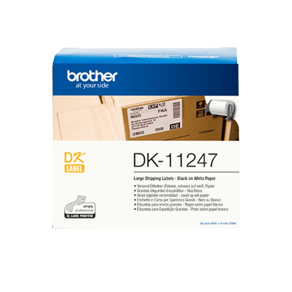 Brother Etiquetas Blancas 103 X 164 180 Unidades
