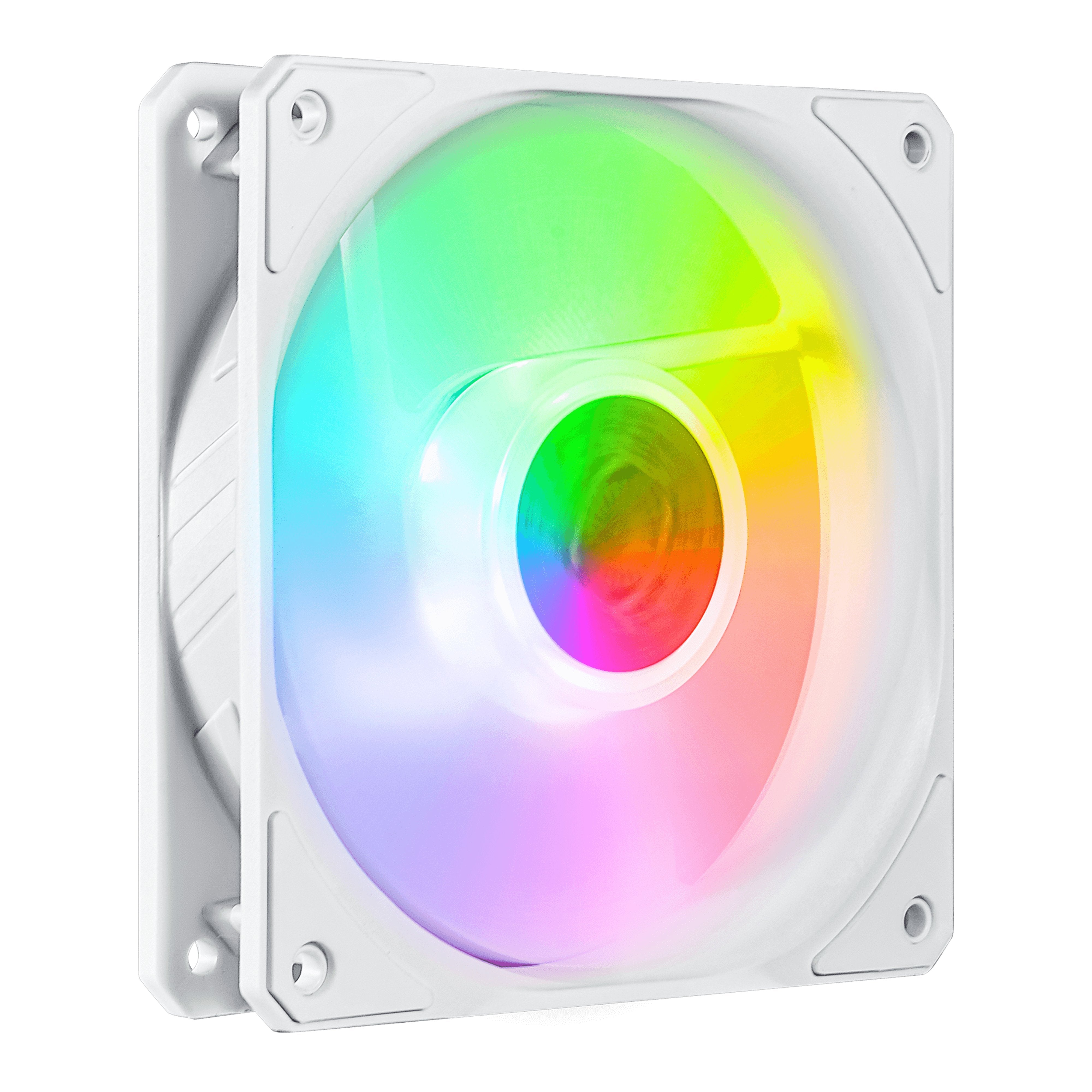 Vent 120x120 Coolermaster Sickleflow120 Argb Wh X3 Blanco/Pack 3 Uds/1800 Rpm/Pwm Mfx-B2dw-183pa-R1