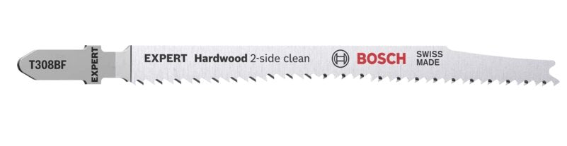 Bosch Professional Hoja De Sierra De Calar Expert T 308 Bf 'Hardwood 2-Side Clean' 25 Piezas