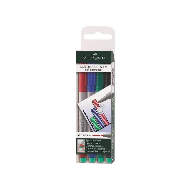 Faber-Camell Marker Multimark Non-Perm. M 4er Etui 5mk