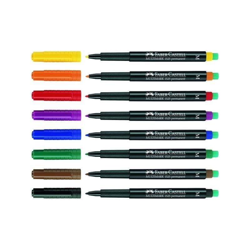 Faber-Castell Marker Multimark Permanent M 4er Estuche