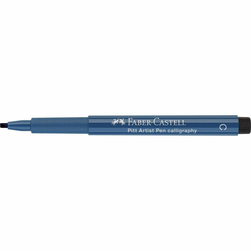 Faber Castell Rotulador Pitt Artist Pen Calligraphy Azul De Idantreno