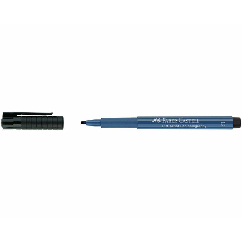 Faber Castell Rotulador Pitt Artist Pen Calligraphy Azul De Idantreno