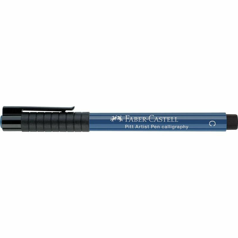 Faber Castell Rotulador Pitt Artist Pen Calligraphy Azul De Idantreno