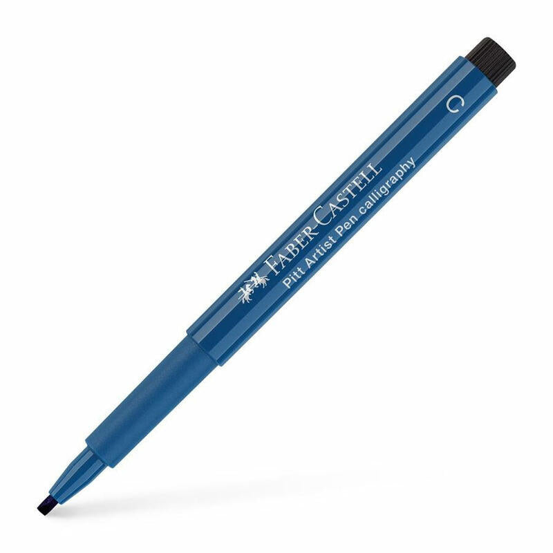 Faber Castell Rotulador Pitt Artist Pen Calligraphy Azul De Idantreno