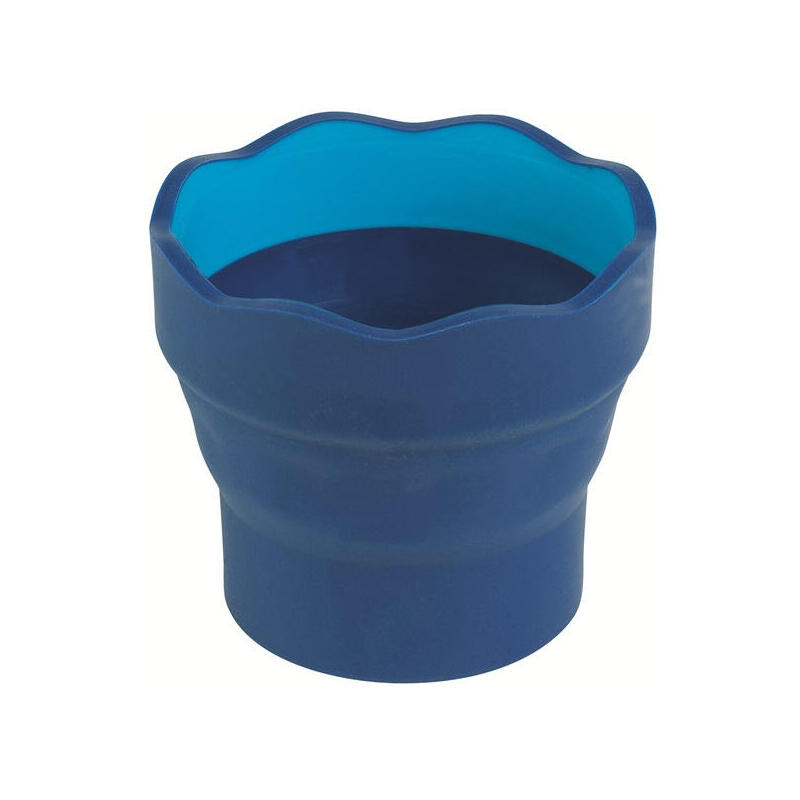 Faber Castell Vaso Plegable Para El Agua Clic&Go Azul