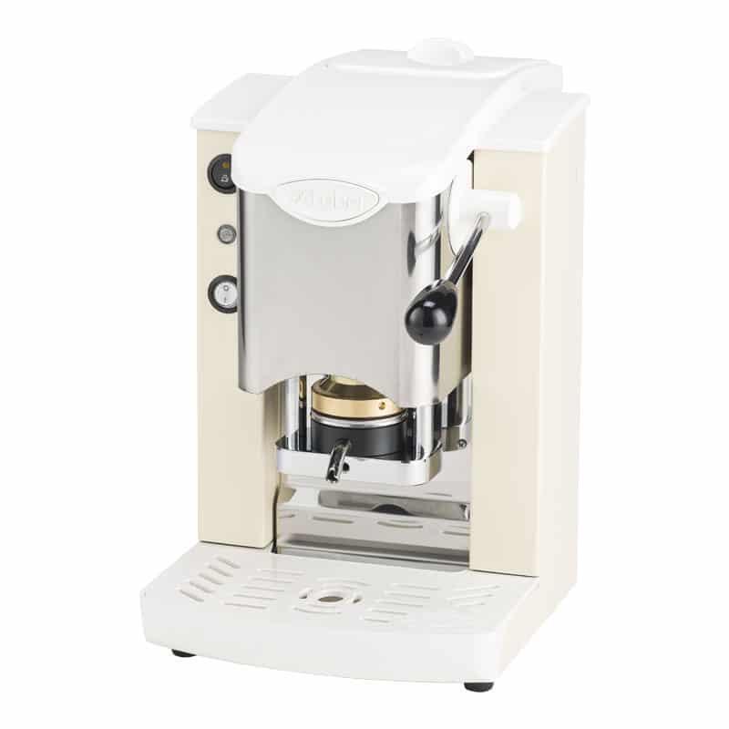 Faber Slot Inox Ese Pad Cafetera Espresso Ivory Blanco Plateado