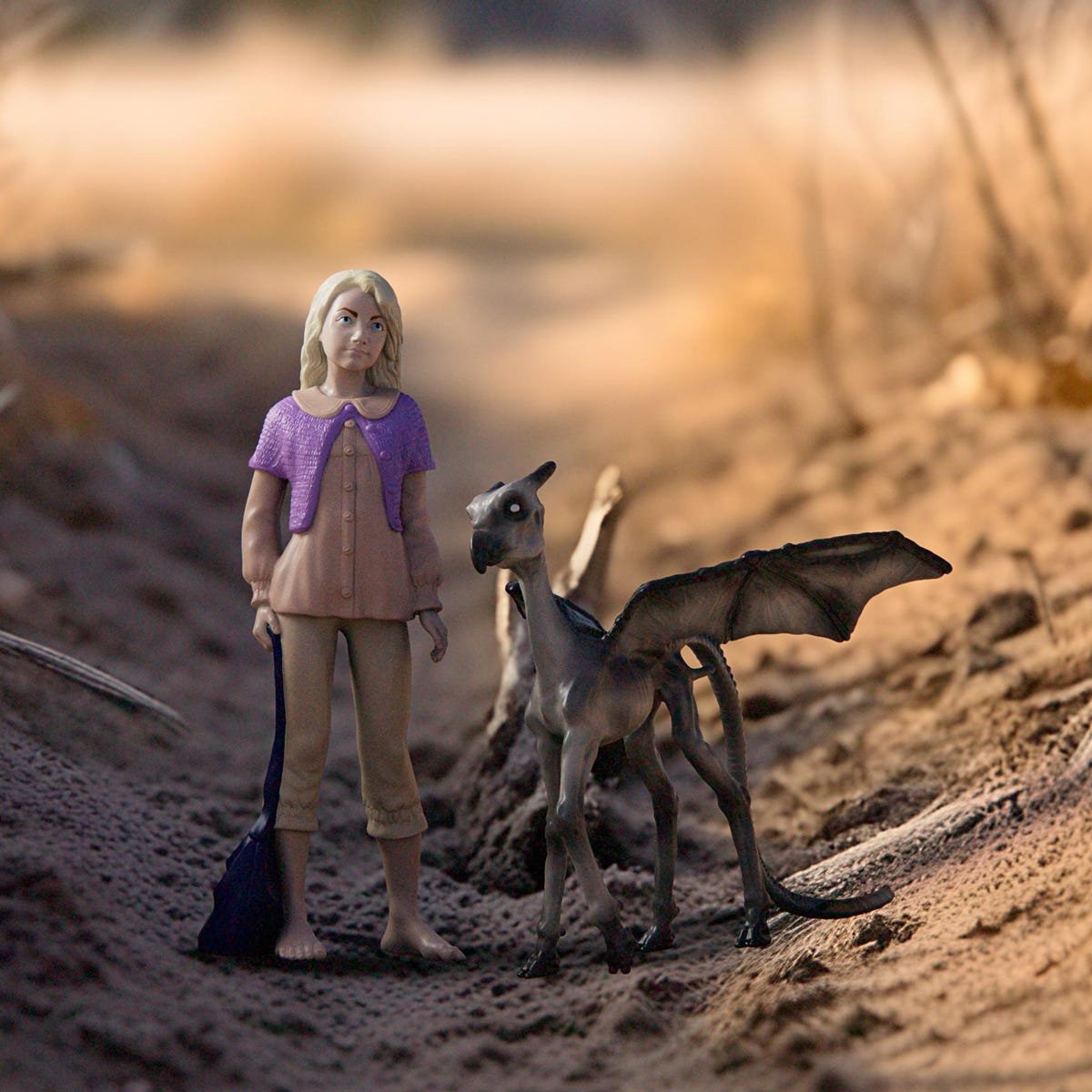Figura Schleich Wizarding World Luna & Baby Thestral, 42636