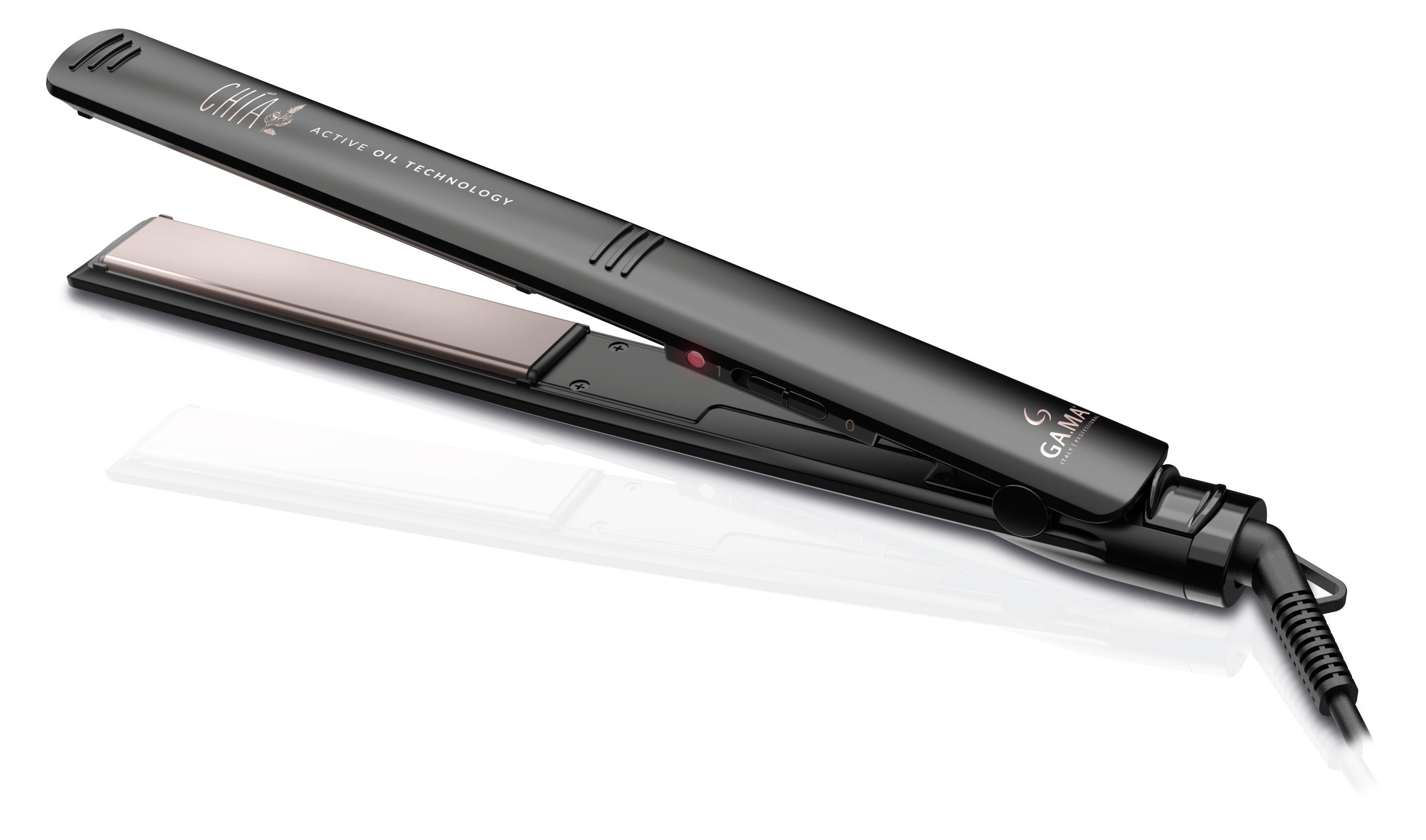 Plancha De Pelo Ga.Ma Gi0226 Elegance Chia , Negro