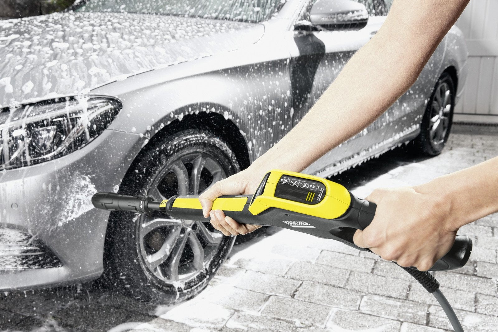 Hidrolimpiadora Kärcher K 4 Power Control Flex Home  Vertical Eléctrico 420 L/H Negro, Amarillo