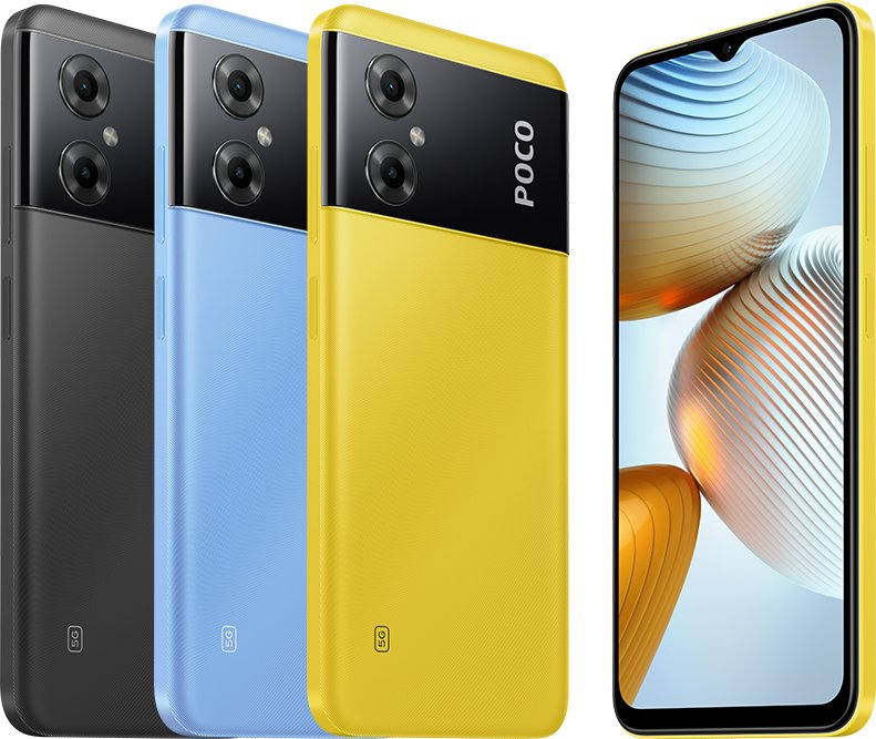 EAN 6934177779305 - POCO M4 5G 16,7 cm (6.58") SIM doble Android 12 USB Tipo C 4 GB 64 GB 5000 mAh Azul imagen 3
