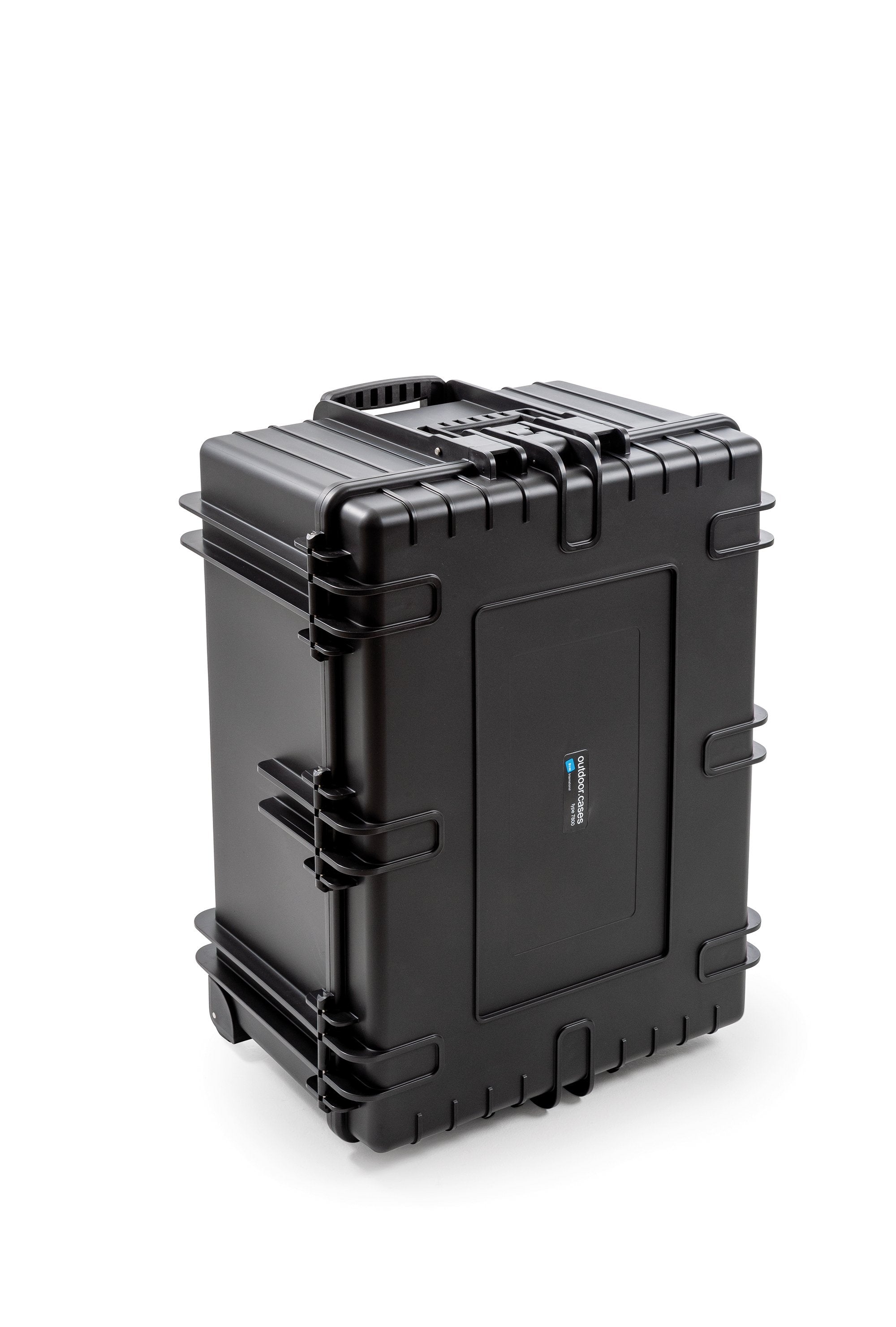 B&W Cases 7800 Caja Para Equipo Maletín Con Ruedas Negro