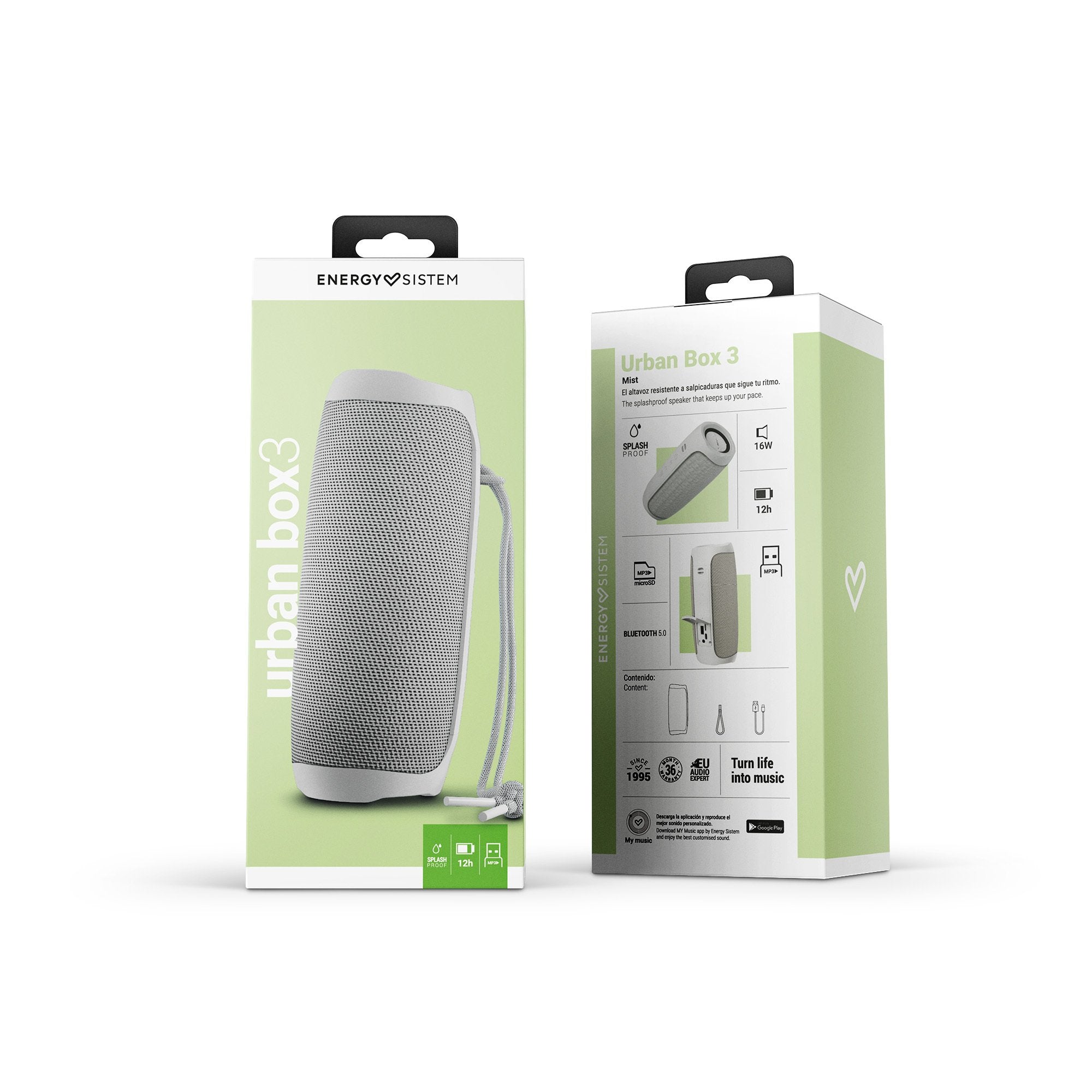 Energy Sistem Urban Box 3 Mist Altavoz Bluetooth 16w