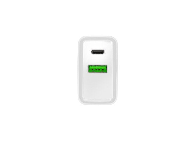 Natec Cargador Usb Ribera Usb-A+Usb-C 20w Pd Blanco
