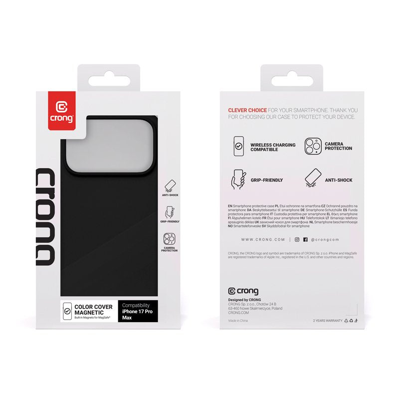 EAN 5904310705967 - Crong Color Cover Magnetic funda para teléfono móvil 17,5 cm (6.9") Negro imagen 4