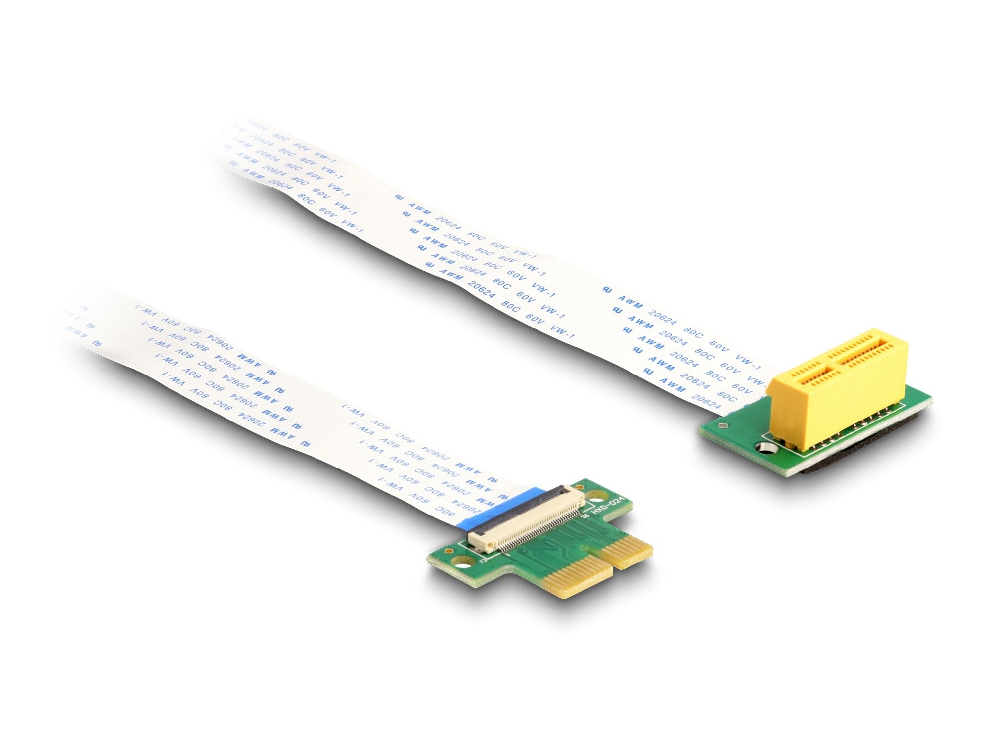 Delock 88022 Tarjeta Elevadora Pci Express X1 Macho A Ranura X1 Con Ángulo De 90° Con Cable Fpc 30 Cm