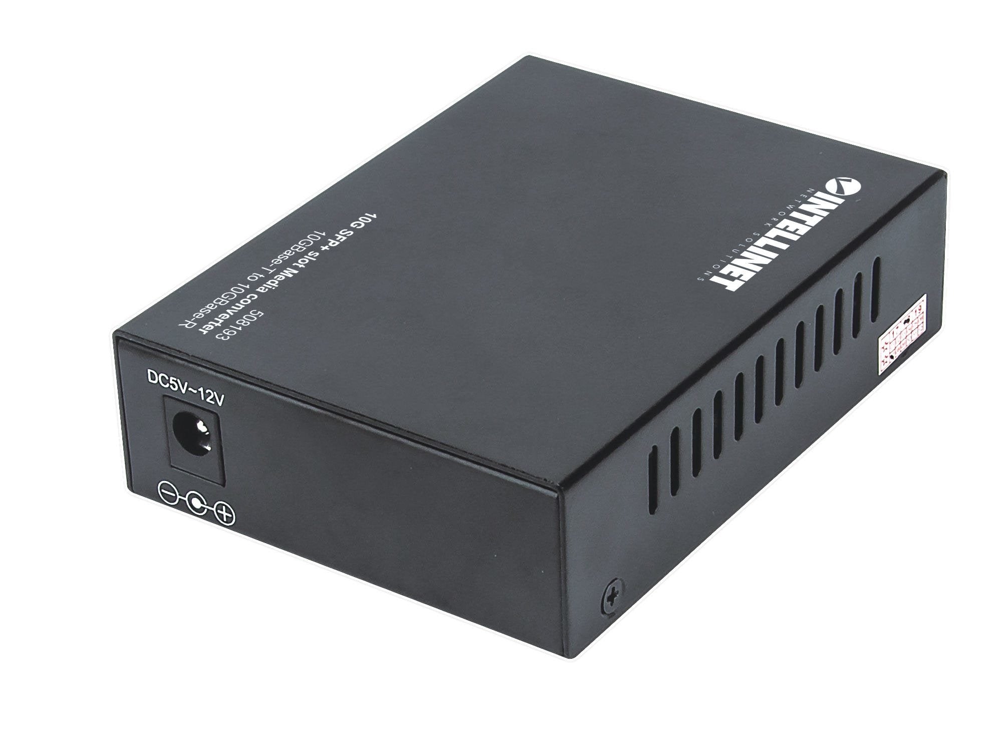EAN 0766623508193 - Intellinet 508193 convertidor de medio 10000 Mbit/s Negro imagen 5