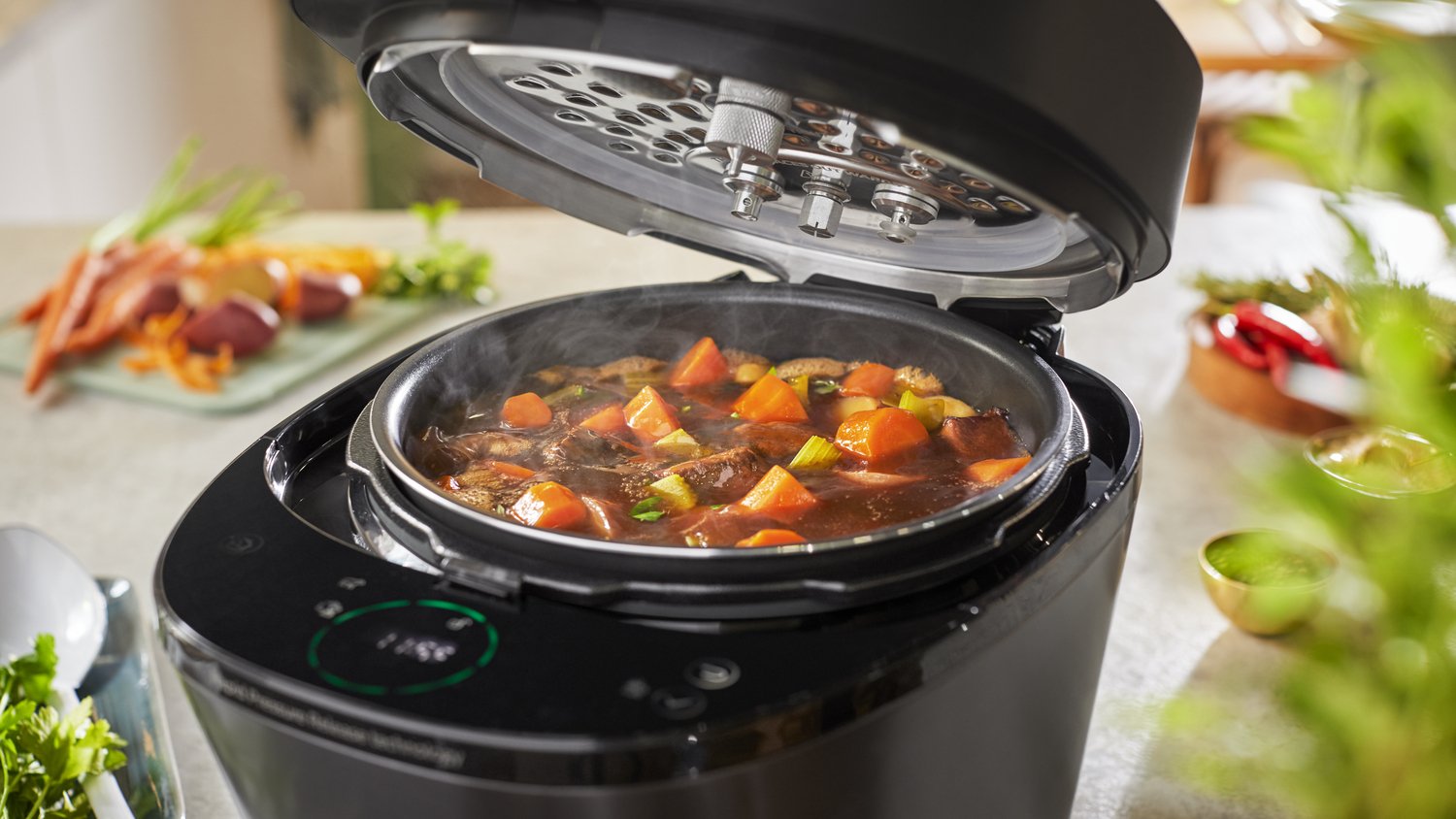 Philips Hd2151 40 Cocina A Presión Todo En Uno, Negro