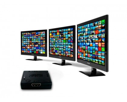Approx Hdmi Switch 3 Puertos 4k 3xhdmi/Soporta 4k/Facil Funcionamiento