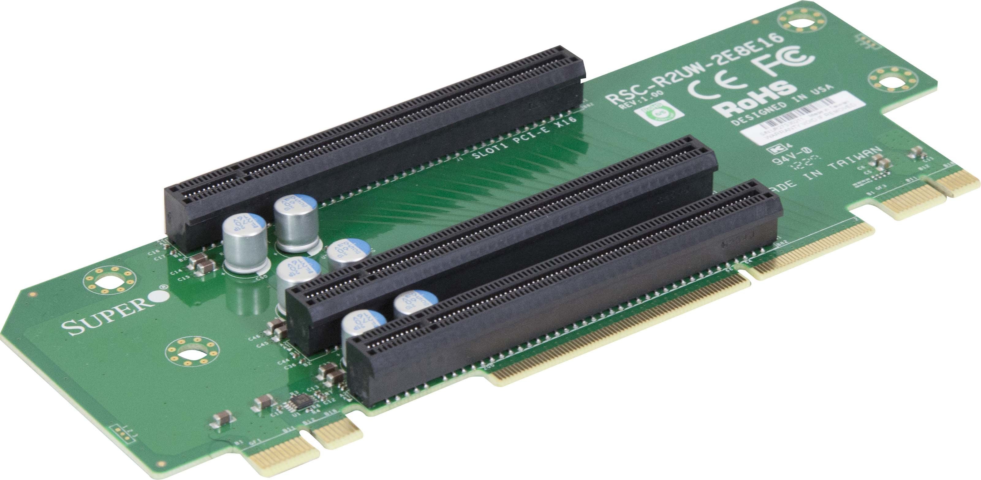 Supermicro Riser Card Rsc-R2uw-2e8e16+