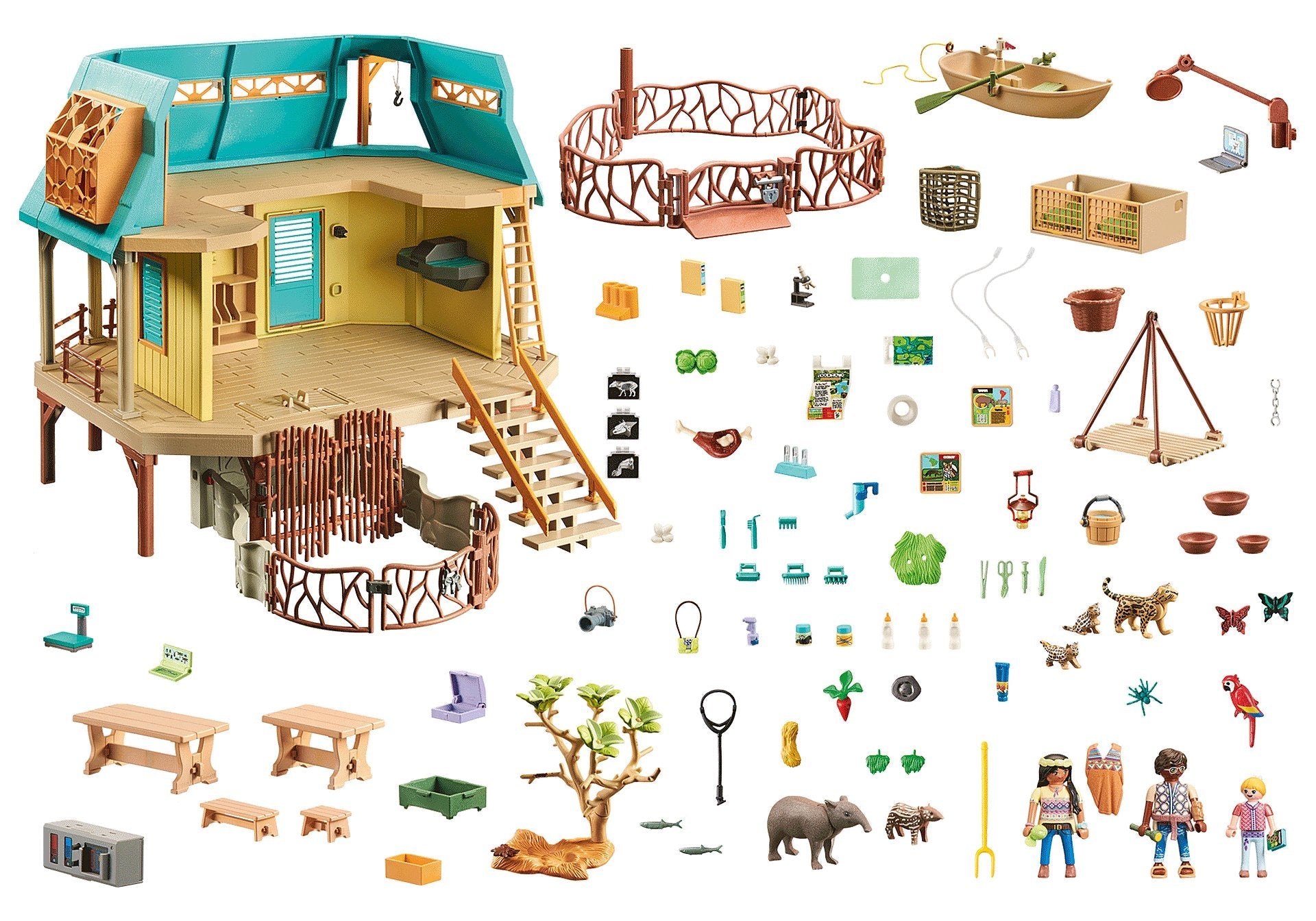 Playmobil 71007 Tierpflegestation, Konstruktionsspielzeug 71007