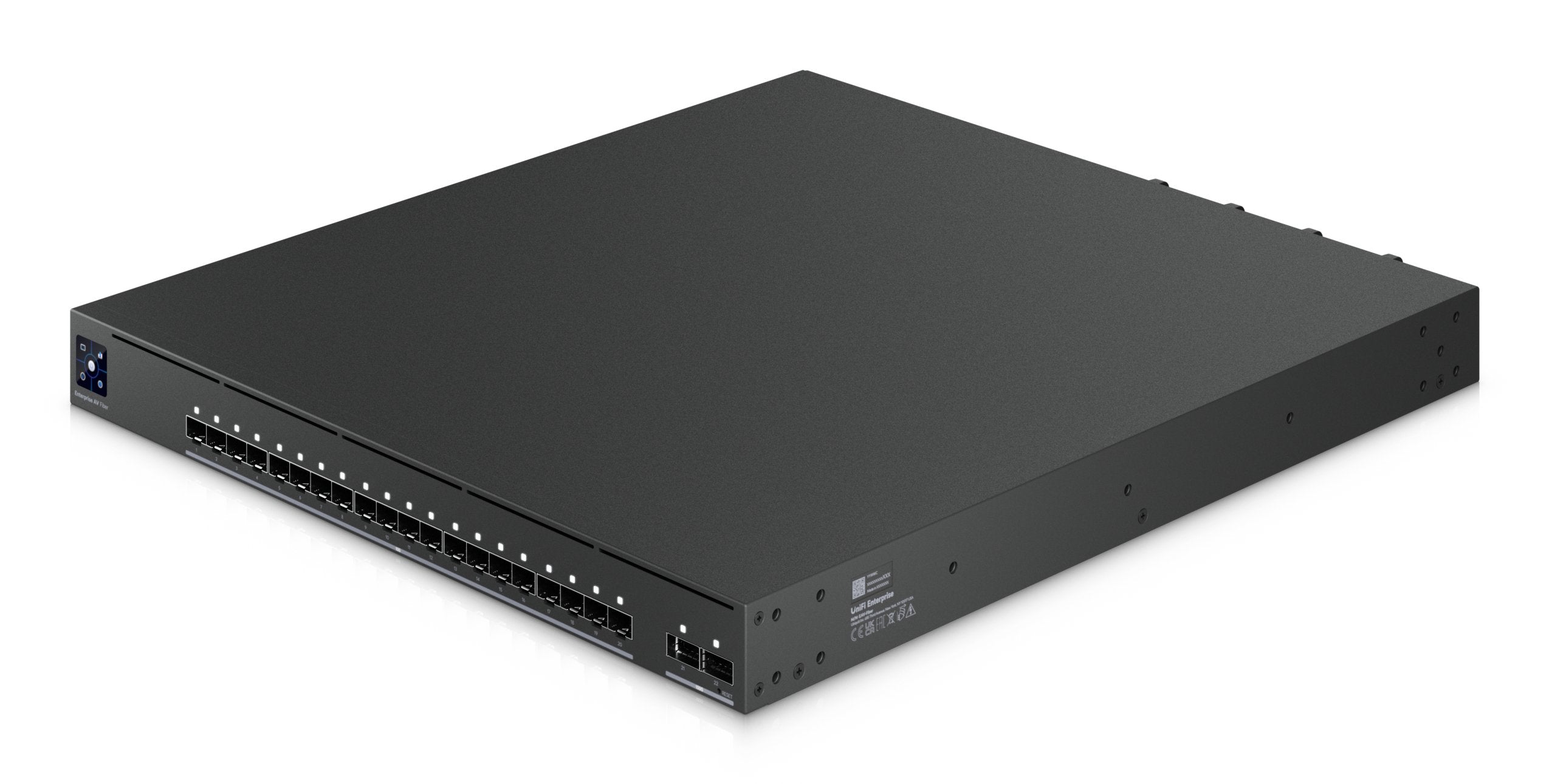 Av Switch Full Managed Layer3 22 Port 20x Sfp+ 2x Qsfp28 19 Unifi Eav-Fiber