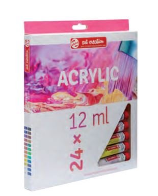 Talens Art Creation Set Acrílico 24 Tubos De 12ml Colores Surtidos