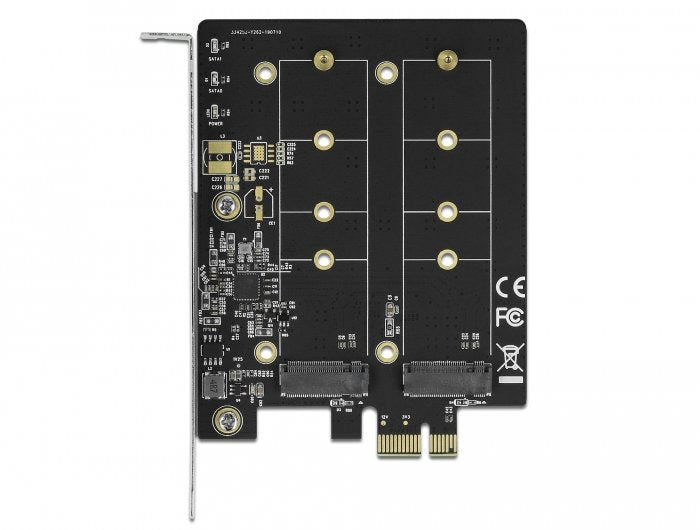 Delock Tarjetas Pci Express X1 --> 2 X Ranuras M.2 Key B
