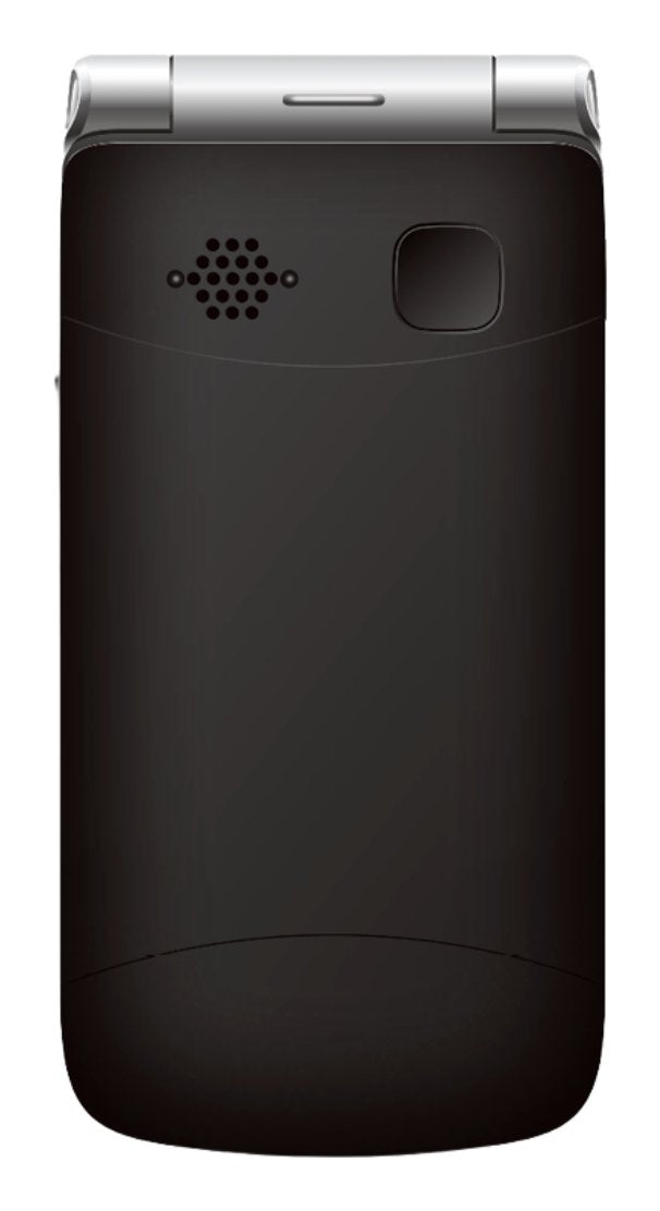 Beafon Sl645plus Lte- 4g, Plateado Line, Móvil Plegable Con Teclas Grandes, Negro-Plateado