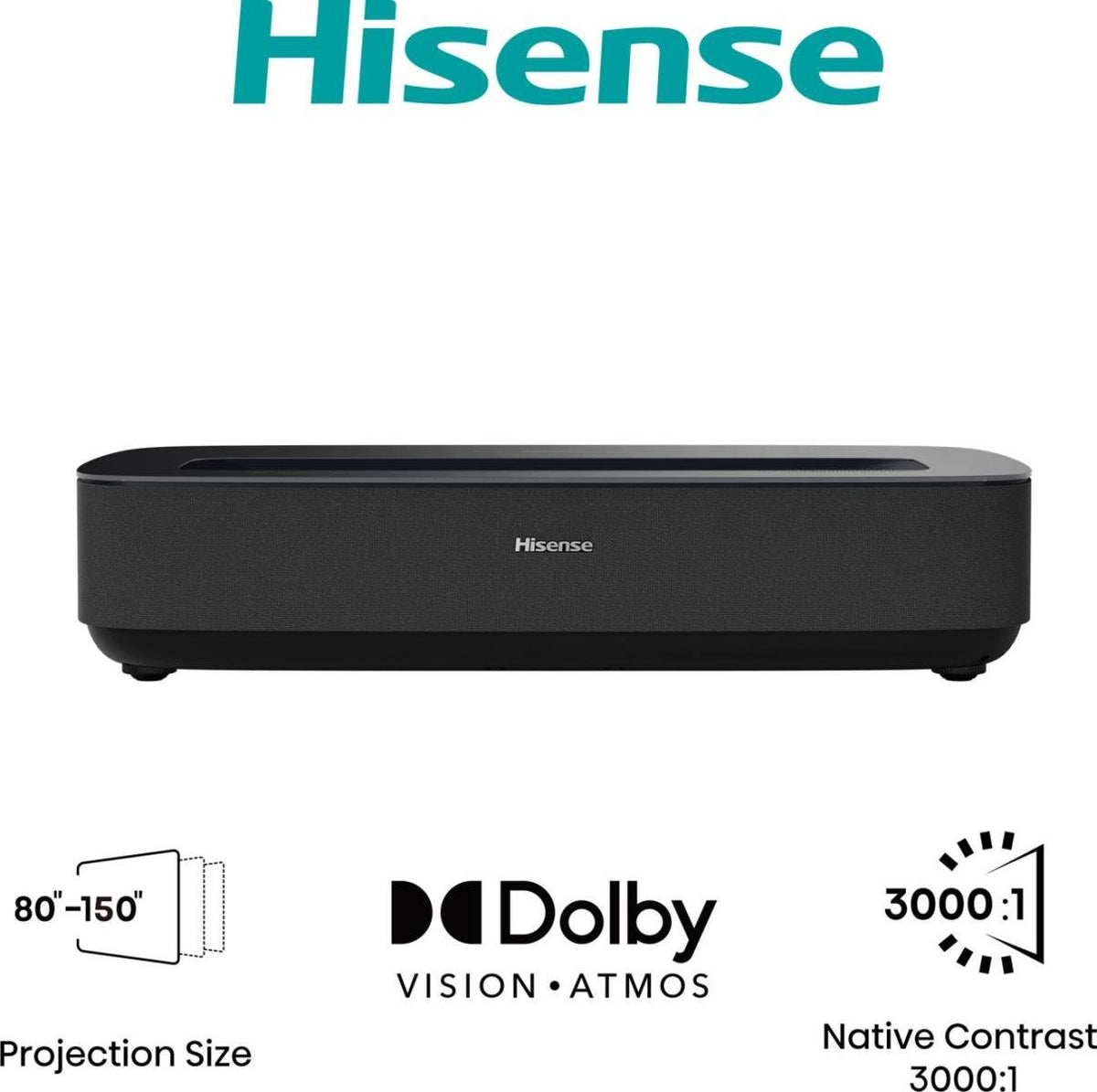 EAN 6942351411163 - Hisense Laser TV PL2 proyector de TV Proyector de alcance ultracorto 2700 lúmenes ANSI DLP UHD 4K (3840x2 imagen 1