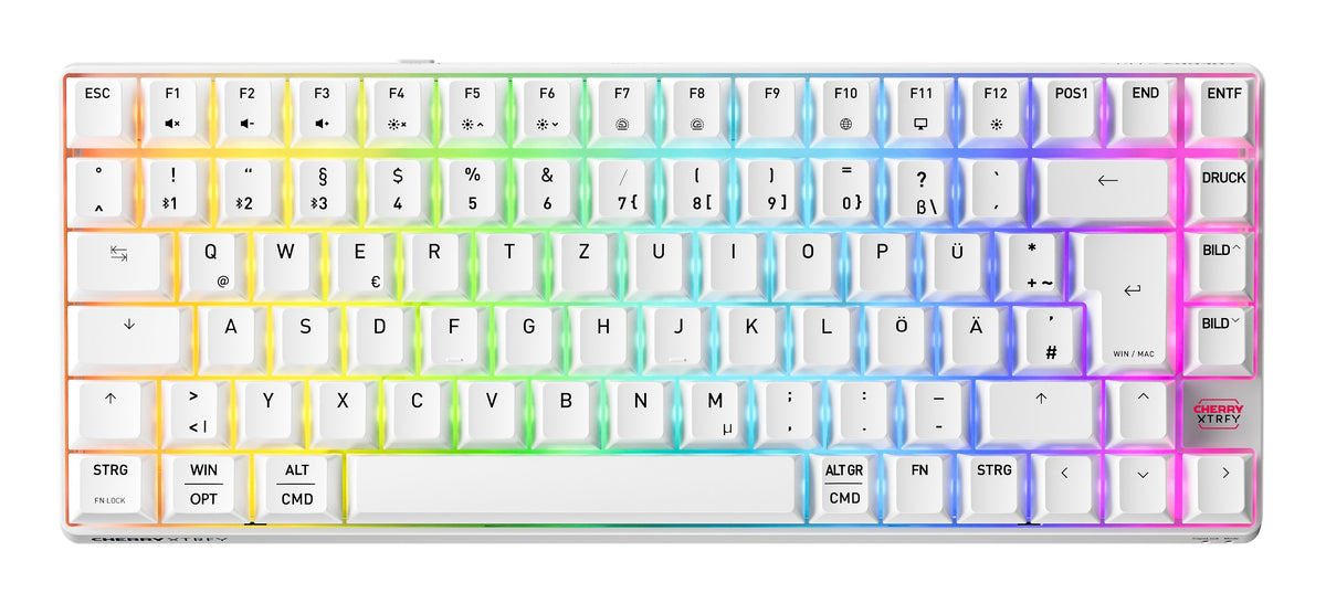 Cherry Xtrfy K33 Compact Wireless Teclado Rgb De Tkl 75% Ws