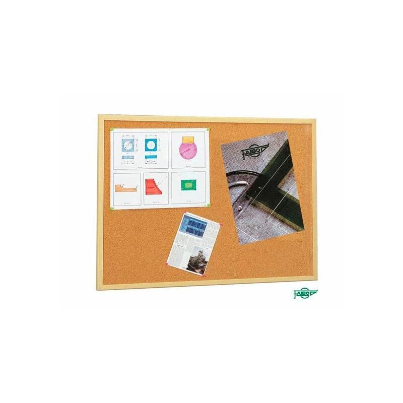 Faibo Tablero Corcho Económico 30x40cm Con Marco De Madera 18mm