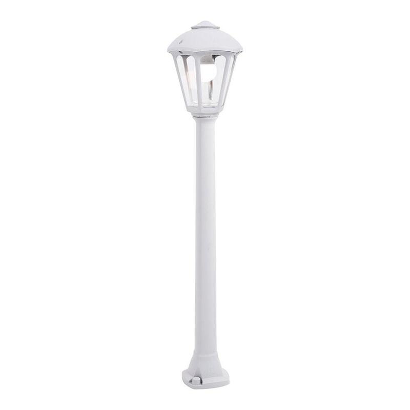 Farol Baliza Con Poste Giaffa/Giampy, E27, Blanco, Ø210 X 995 Mm