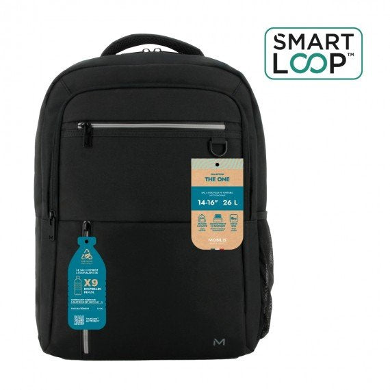EAN 3700992536620 - Mobilis 003084 mochila Mochila informal Negro Espuma, Poliéster reciclado imagen 4