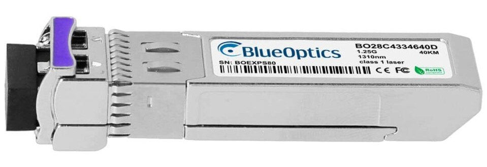 Blueoptics Allied Telesis At-Spbd40dual-14 Blueoptics Bo28c4334640d Csfp Transceiver, 1000base-2bx-D, Singlemode Fiber, Tx:1490nm/Rx:1310nm, 40km