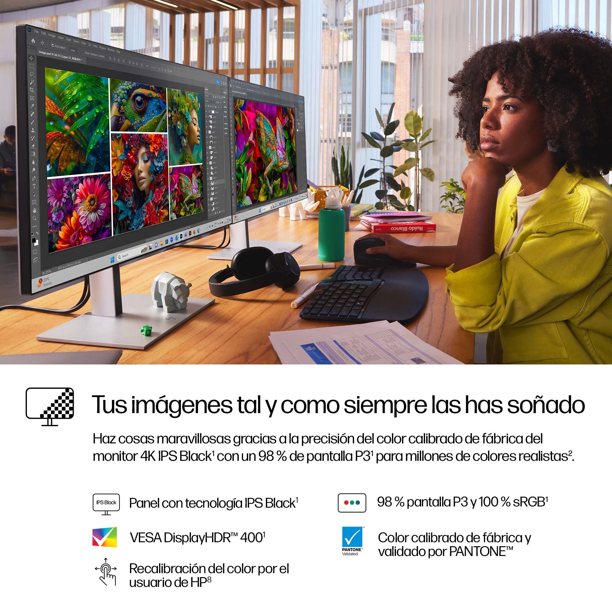 EAN 5715063470220 - HP Series 7 Pro 27 inch 4K Thunderbolt 4 Monitor - 727pk pantalla para PC 68,6 cm (27") 3840 x 2160 Pixel imagen 6