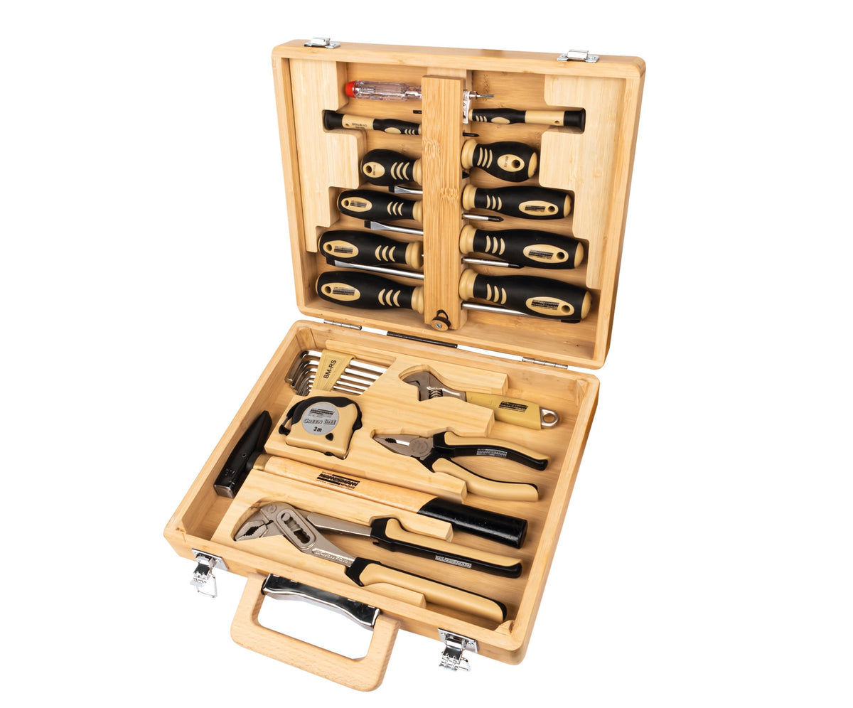 Mannesmann Man 29001 - Juego De Herramientas En Bambuskoffer