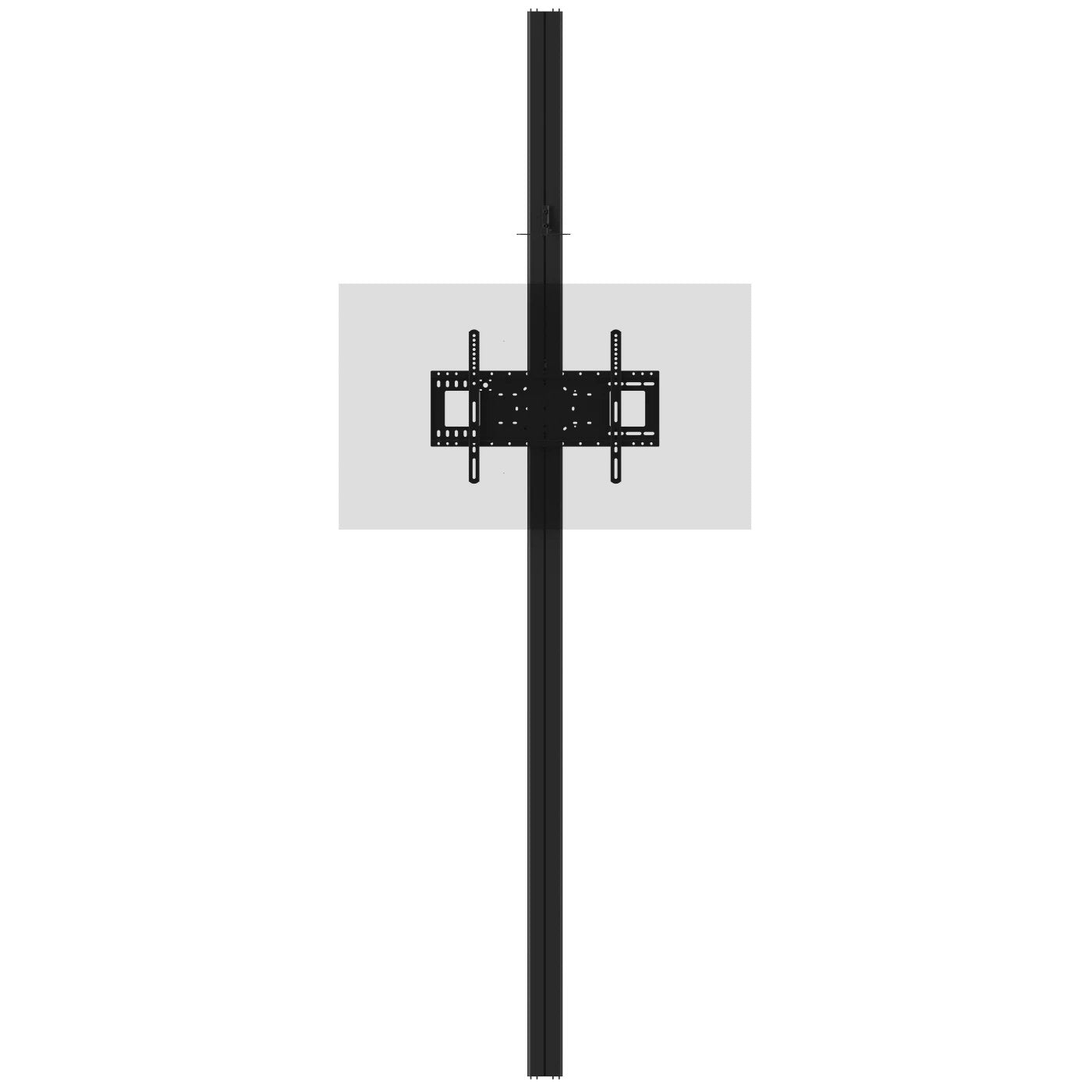 EAN 9749523000005 - Vision VFM-POST soporte para pantalla de señalización Negro imagen 5