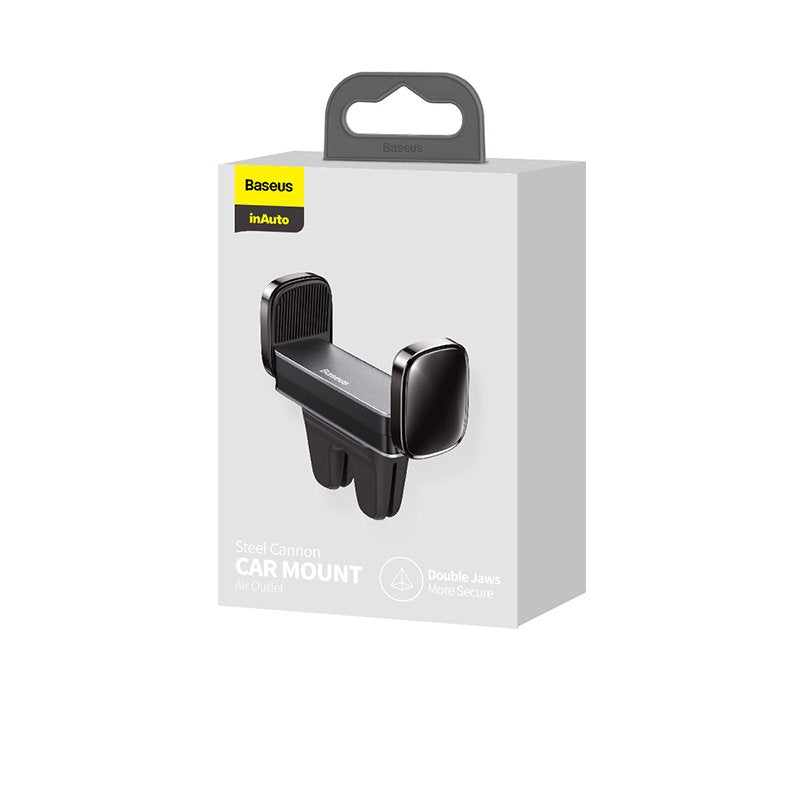 Soporte Baseus Steel Cannon Smartphone Negro, Plata