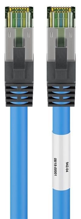 EAN 4040849456589 - Goobay 45658 cable de red Azul 0,5 m Cat8.1 S/FTP (S-STP) imagen 1